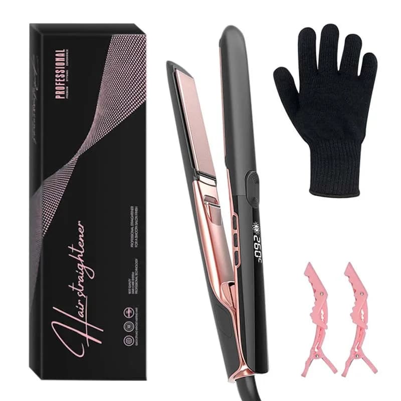 Ion Hair Plate Bigodino Keratin Treatment Hair Iron Ferri crespi Recovers Damage Smooth Iron