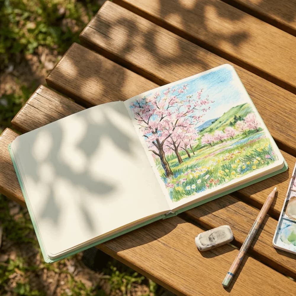 96 Sheets Mini Drawing Book Blank Pages Portable Size Sketchbook Mini Format Square Shape Sketching Book Sketching Practice