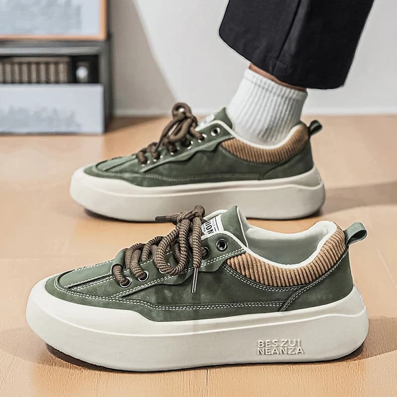 Nuove Scarpe Casual Sportive Primavera 2026, Traspiranti, Comode, con Suola Spessa, alla Moda