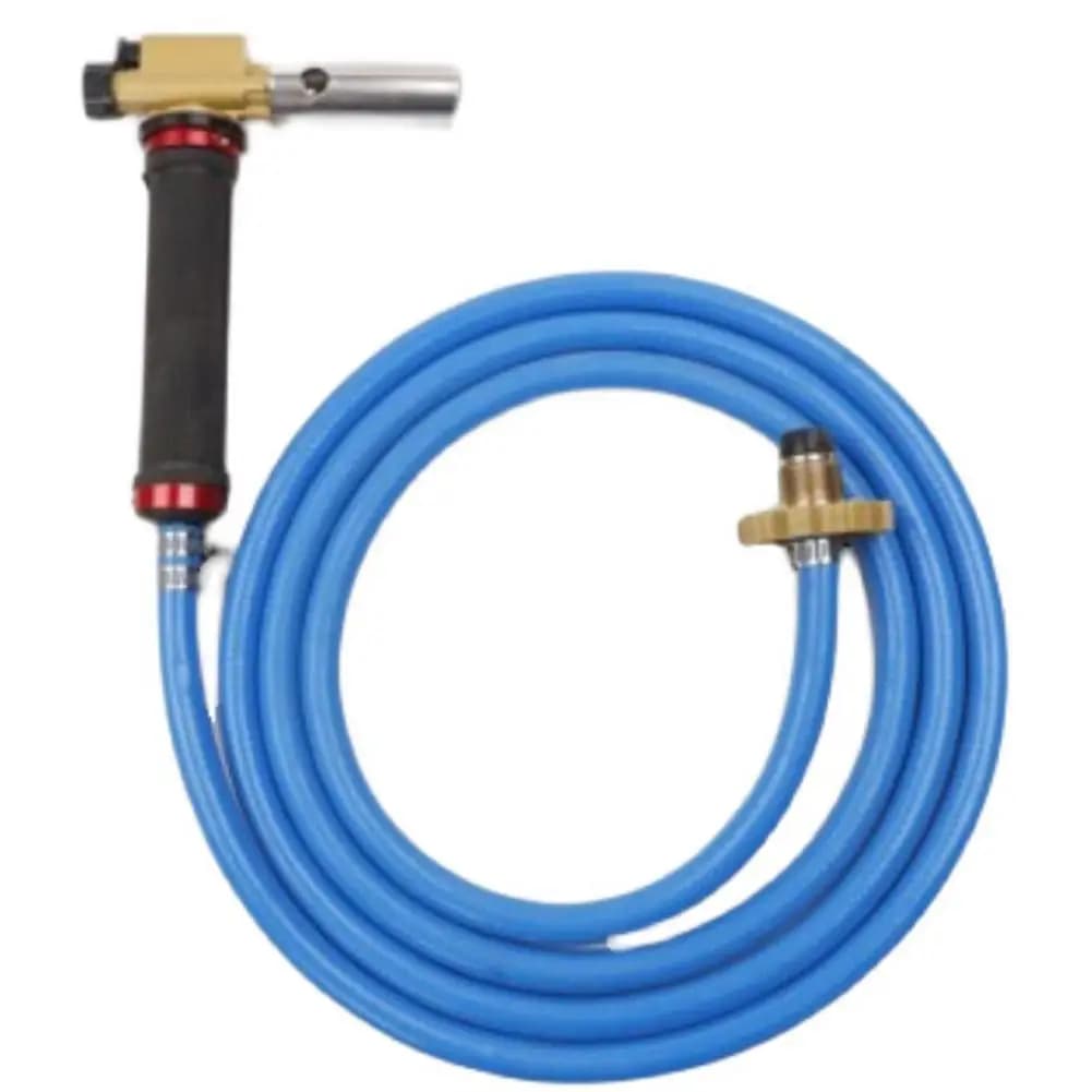 Kit Torcia per Saldatura a Propano Professionale con Tubo Flessibile, Pistola a Gas ad Alta Temperatura per Tetti, Idraulica, Brasatura Metalli e Riscaldamento