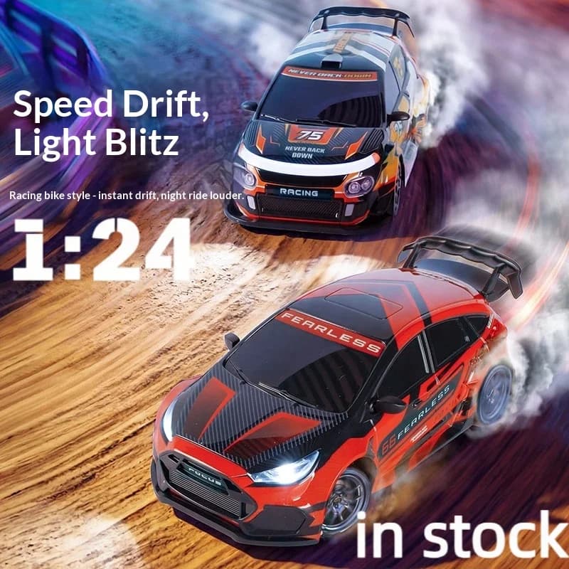 New 1/24 Rally Drift Car 2.4g Four Wheel Drive Racing Toy Remote Control Rc Car Entry Level Boy Remote Control Model Gift