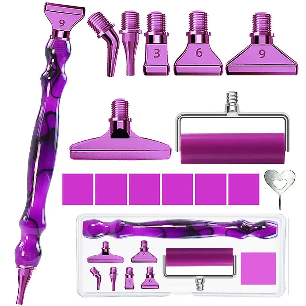 Set of diamond painting pen accessories, metal and stainless steel pen tips, diamond tip pen kit, accessories tools