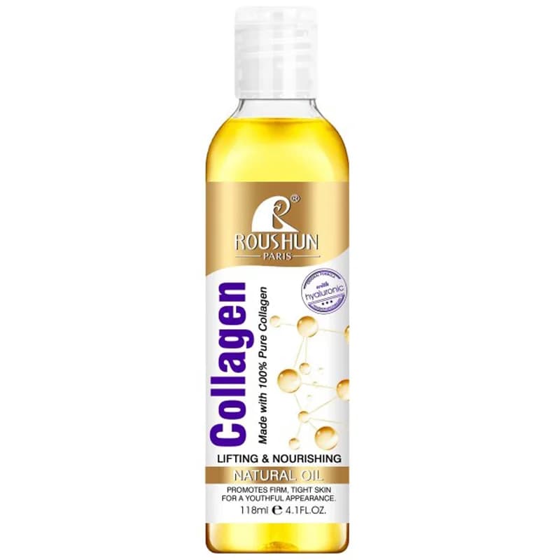 118 ml collagen face essential oil Body massage oil Nutrient natural body oil, Moisturizing skin care and Hair Essence, smooth skin, firming massage and hair care