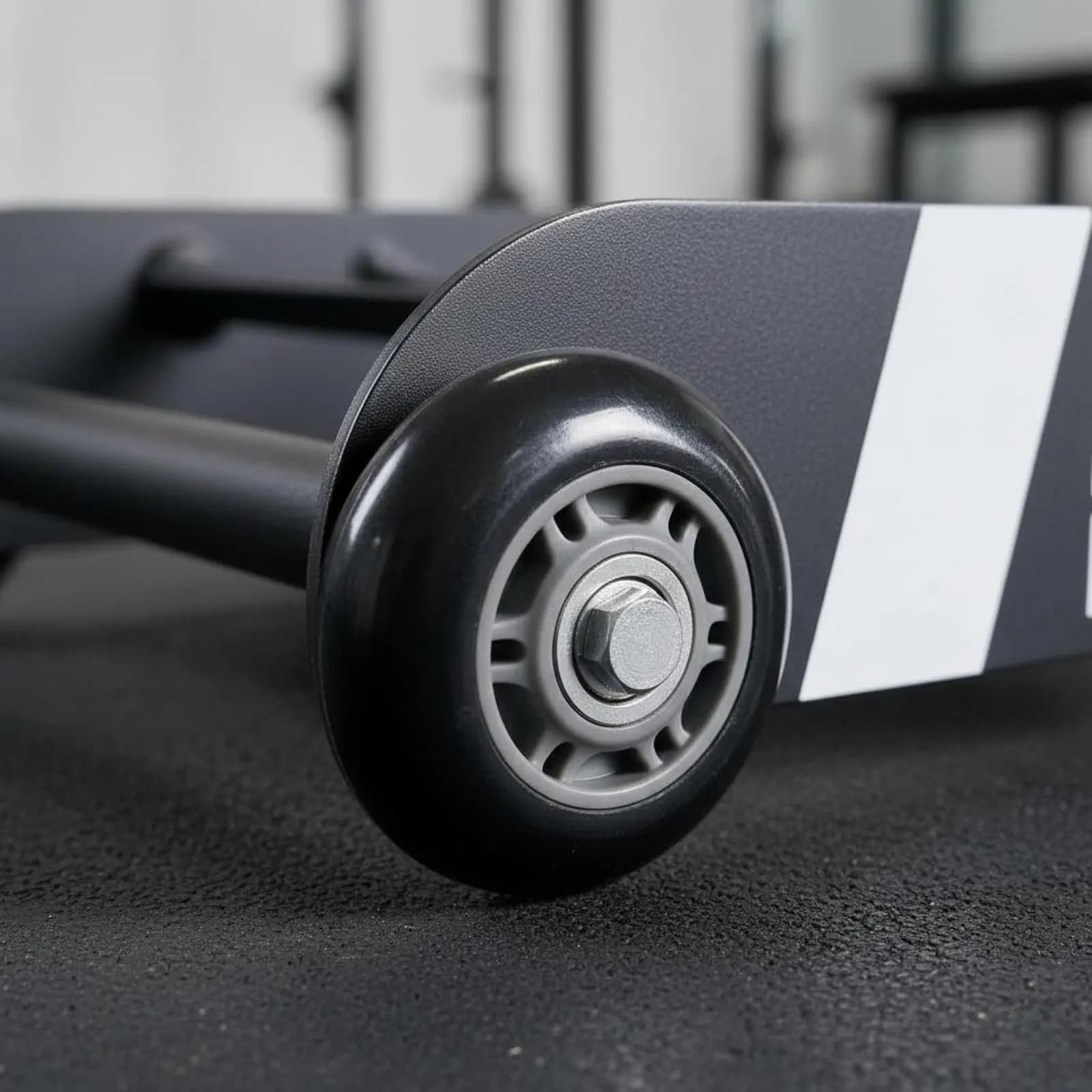 Ruota per Addominali con Bande di Resistenza, Attrezzatura per Allenamento Stabile, Ideale per Palestra Domestica
