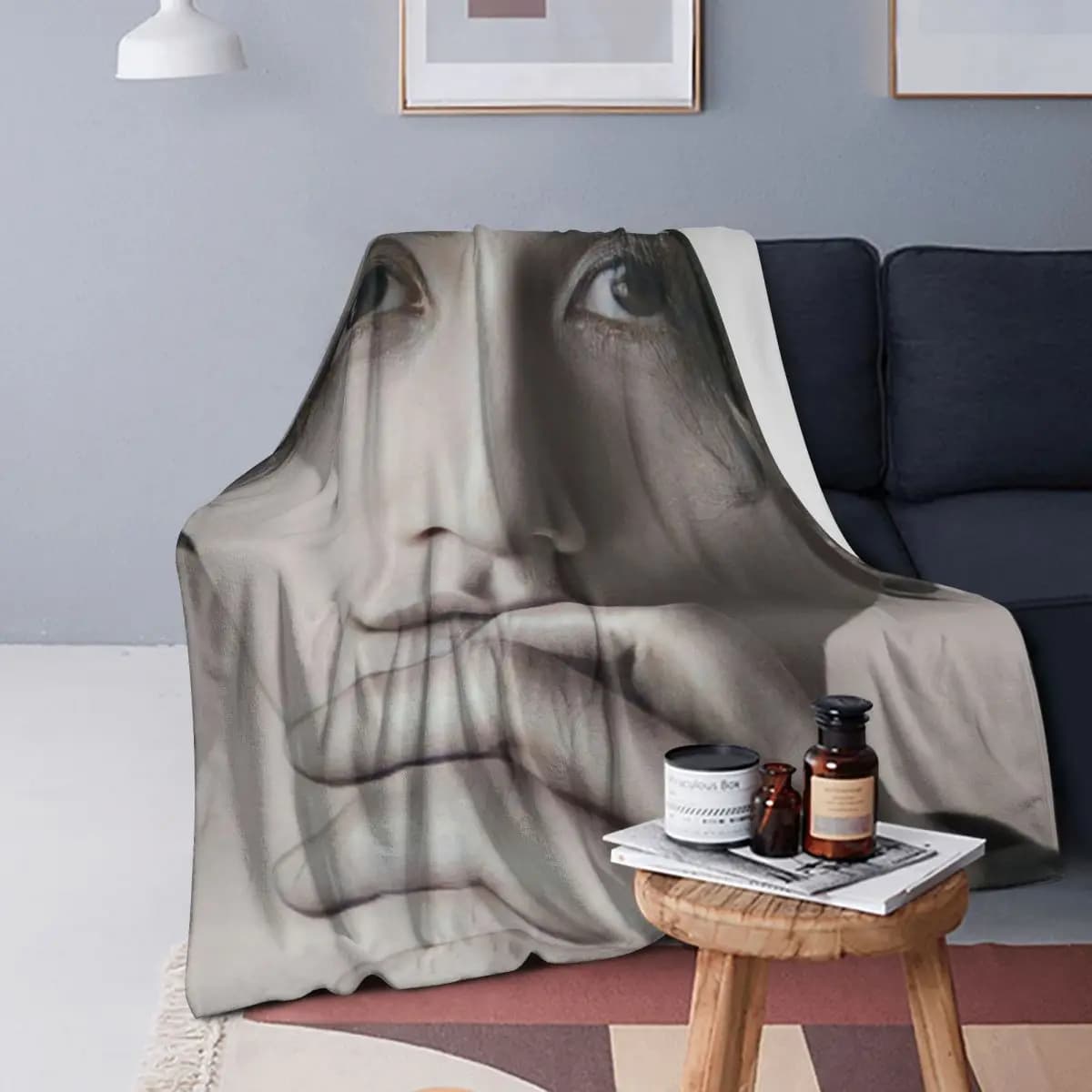 Lee Dong Wook Blankets Soft Warm Flannel Throw Blanket Cover for Bed Living room Picnic Travel Home Sofa