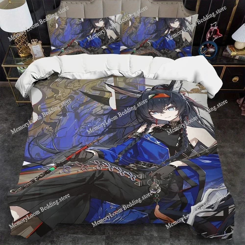 Arknights Game Duvet Cover Set Home Style Bedding Soft Laundry Cotton Bed Student Dormitory Gift Home Textileextile963