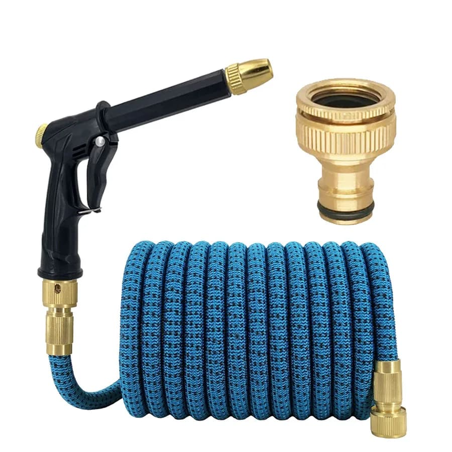 Pistola ad acqua portatile da 25/50/75/100/125/150 piedi, adatta per lavare lavatrici e auto, spruzzatore resistente con acqua
