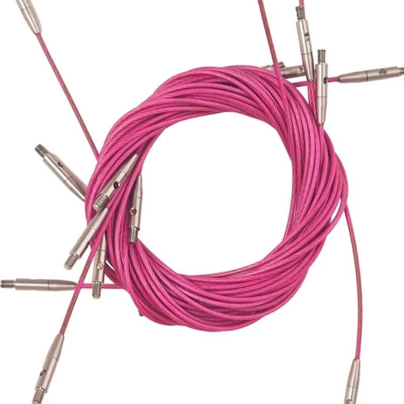 20-150cm Interchangeable Crochet Needles Rope Circular Knitting Needles Accessories Rotating Detachable Rope Tools