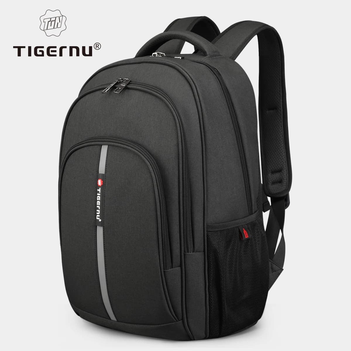 Tigernu Zaino da uomo Zaino per laptop da 14-15,6 pollici Zaini antifurto Borse per uomo Zaino universitario Borse da viaggio maschili Zaino