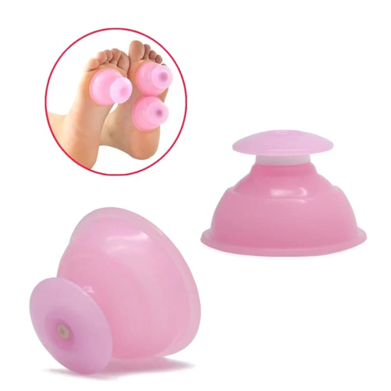 1 Pezzo Coppetta Massaggiante in Silicone con Ventosa per Terapia di Sollevamento della Pelle del Viso e Massaggio Dimagrante per il Corpo