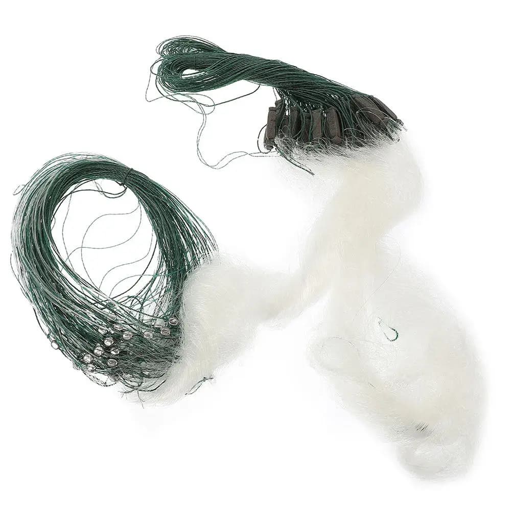 Rete da Pesca a Singolo Strato Resistente all'Usura, Trappola Portatile per Pesci d'Acqua Dolce e Salata, Attrezzatura per la Cattura di Pesci