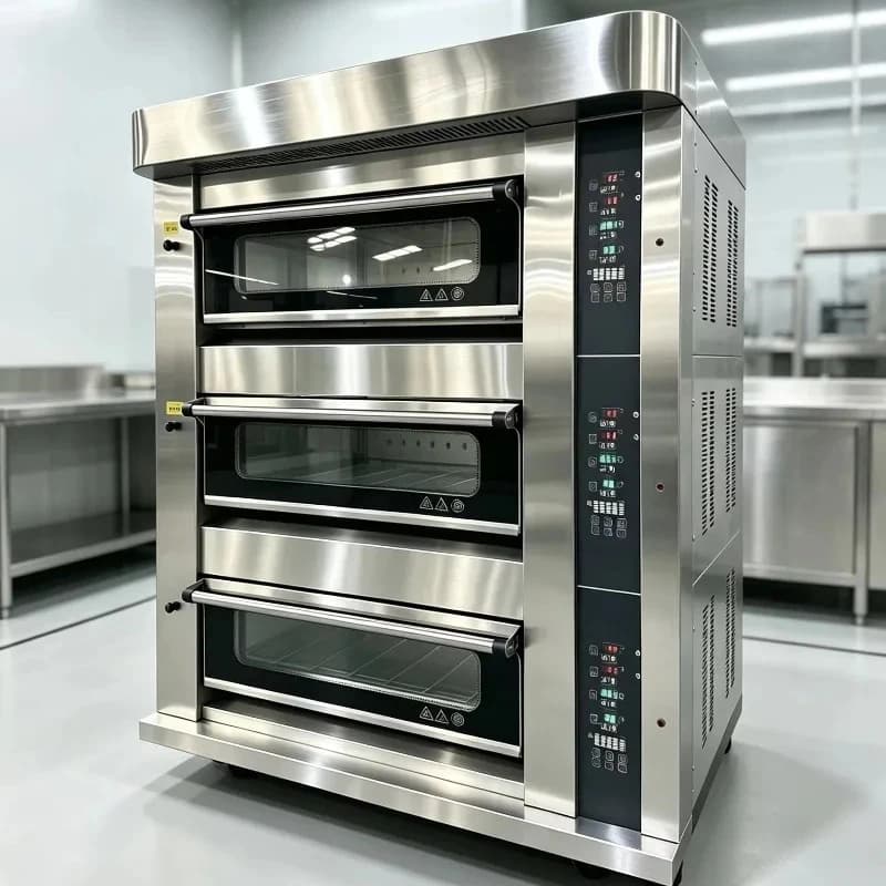 Bakery Deck Oven Commercial Stone Deck Pizza Oven Gas Multi-deck Baking Equipment for Bread Artisan Pastry Restaurant OME