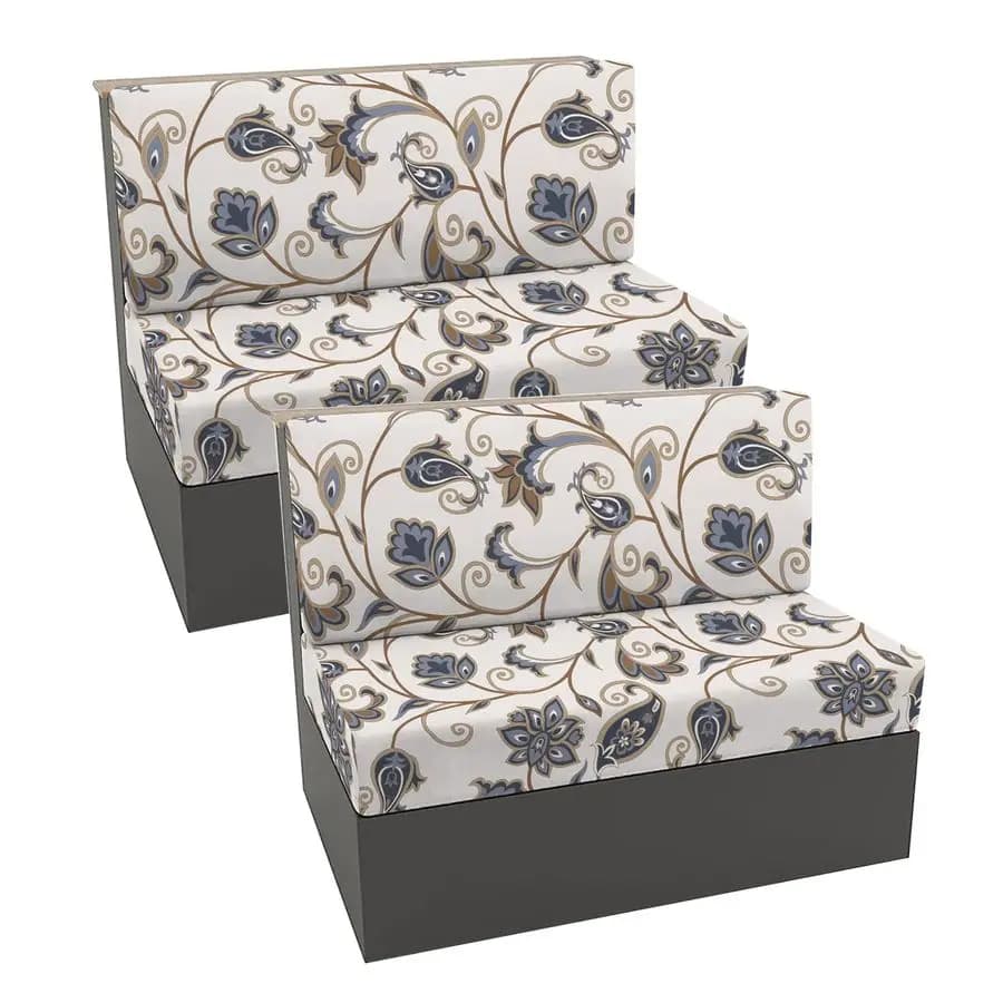 Set of 2 Covers Printed for RV Dinettes, Elasticized Cover Soft for Camper, Sofa, Armchair, Futon, RV C protection
