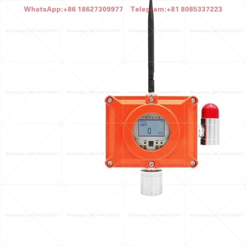 Wireless industrial commercial oxygen, carbon monoxide, hydrogen sulfide, ammonia concentration detector