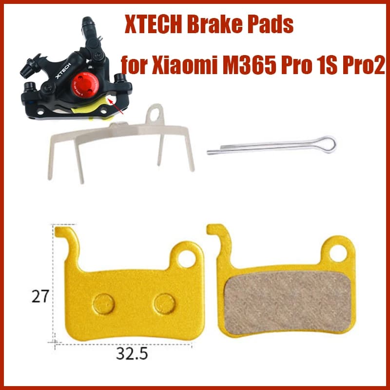 1 paio XTECH pastiglie freno a disco interamente in metallo per Xiaomi M365 1S Pro2 scooter elettrico accessorio ZOOM XTECH HB100 MTB bicicletta idraulica