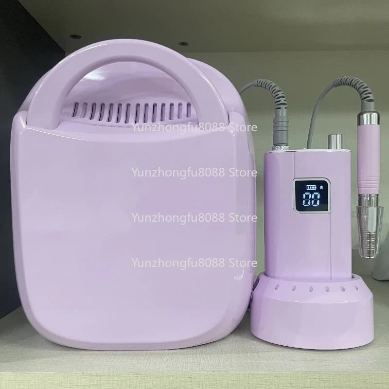 Ultimo ventilatore professionale per polimerizzazione Diodo emettitore di luce UV Luce per unghie Ricarica senza fili Luce gel polimerizzante professionale rosa
