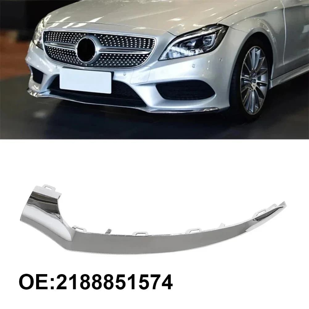 1x Front Spoiler Diffuser Front Bumper Splitter For Mercedes For W218 For C218 For X218 For 260 320 2015-2018 Exterior Parts