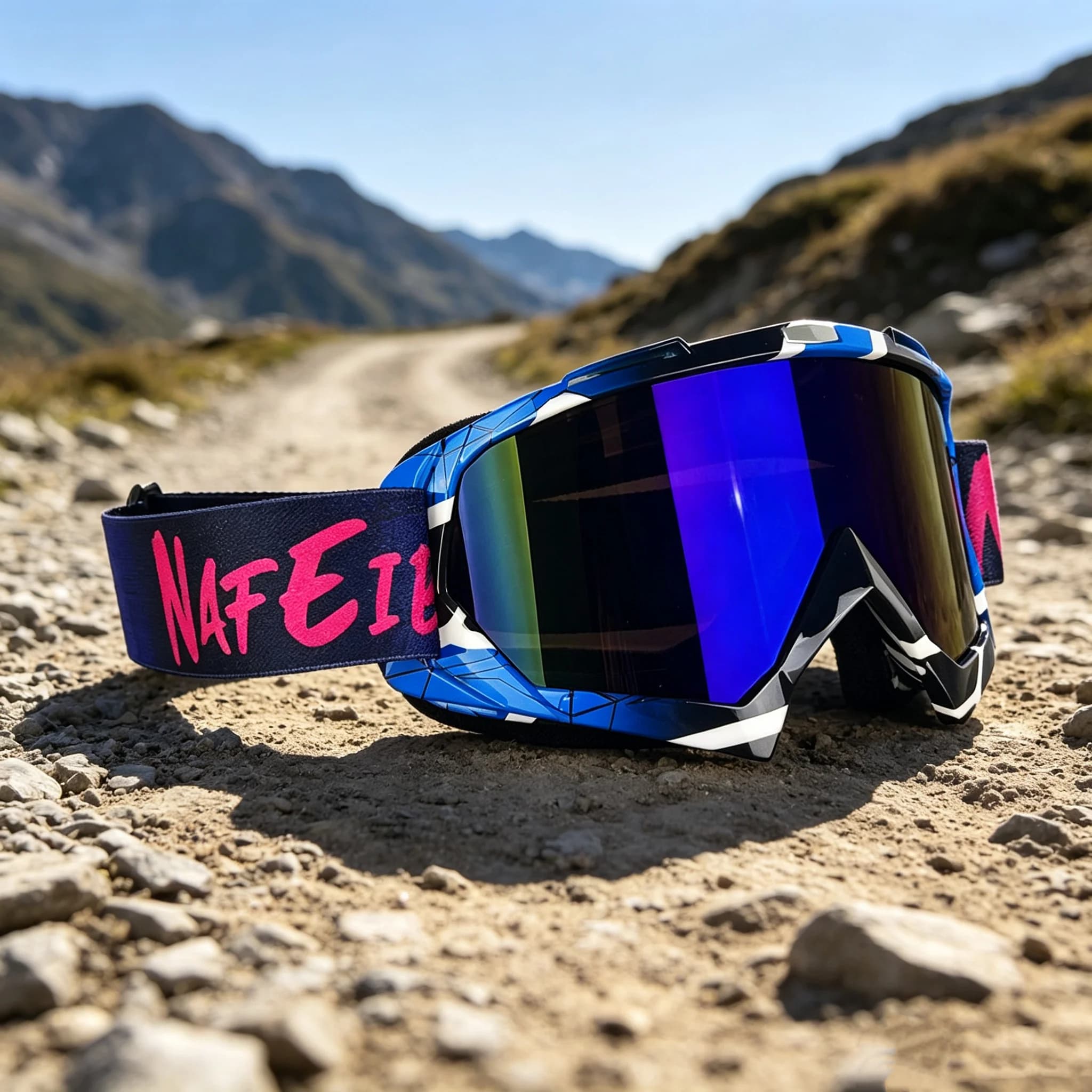 Motorcycle Goggles, Downhill Motocross Cycling & Ski Eyewear, Wind‑Dust Resistant Protective Goggles for Outdoor Sports