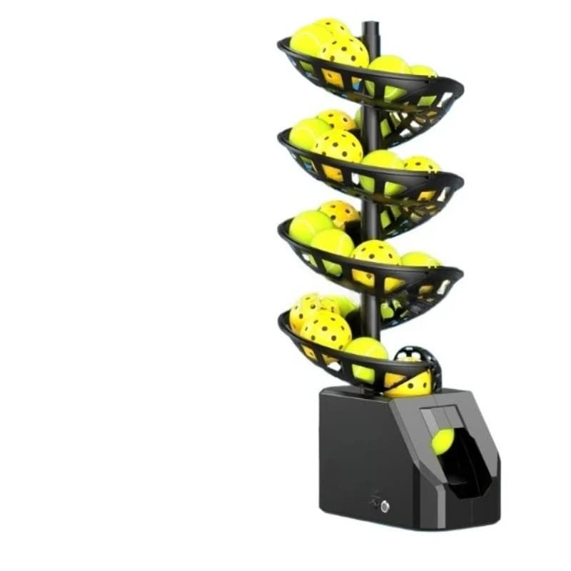 Tennis Tossing Machine Self-help Single Practice Catcher Multi-ball Training Assist Portable Tennis Tossing Machine