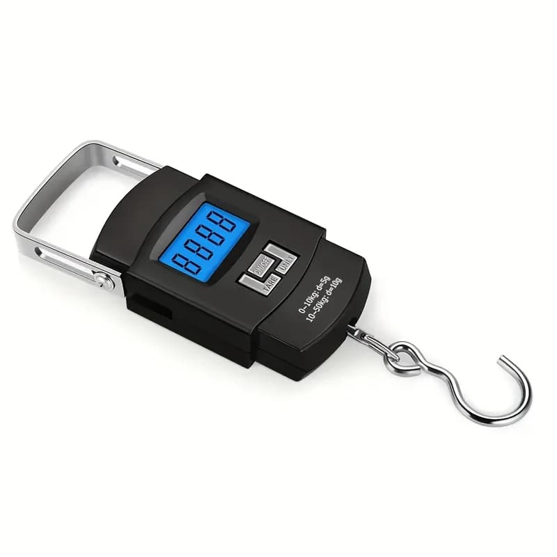 Bilancia Digitale Portatile, Scala a Molla Manuale per Bagagli e Pesca, Regalo Ideale per Pescatori