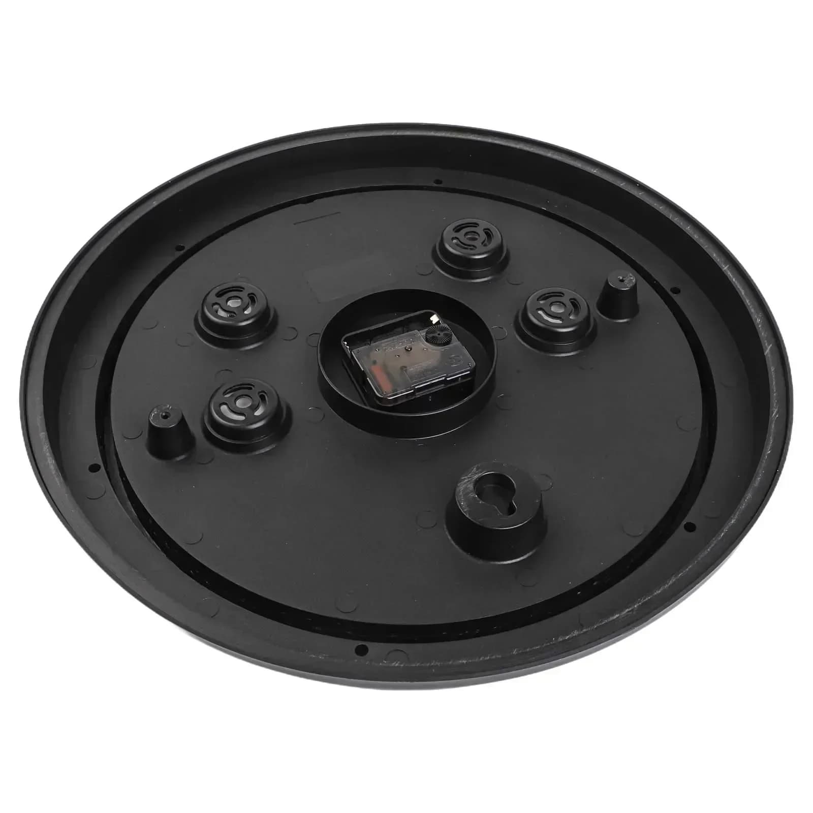 15 inch outdoor wall clock with analog thermometer and hygrometer Waterproof silent operation Anti-rust frame