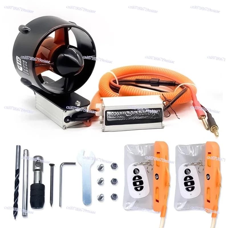 Set Propulsore Subacqueo per Paddle Board con Telecomando, Motore Impermeabile per Kayak, Pinna Elettrica per Surf