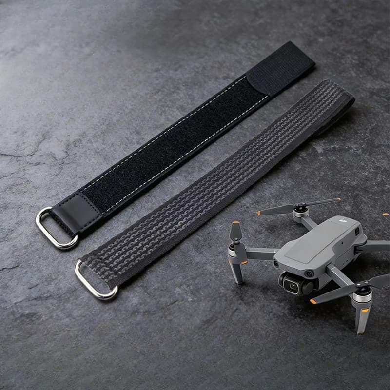 Customized Drone Battery Straps Anti-skid Velcro Cable Ties Reverse Buckle Model Aircraft Battery Cable Ties