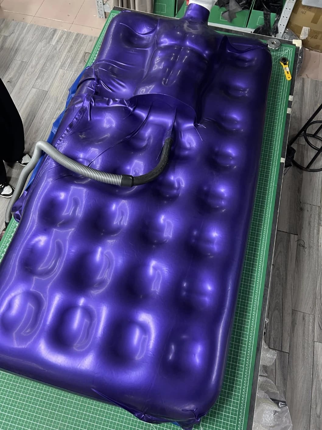 letto sottovuoto in lattice personalizzato sacco da letto in gomma body fetish borsa per il corpo letto sottovuoto materasso gonfiabile clubwear