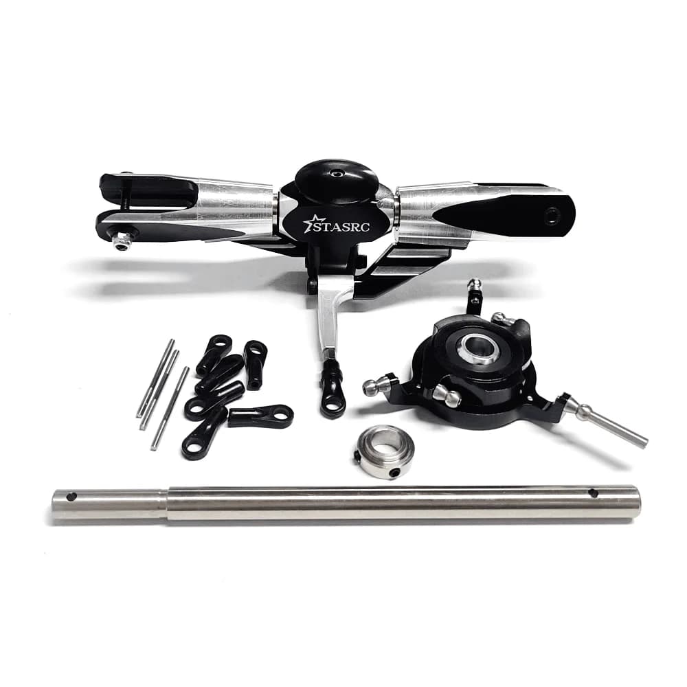 Fai da te RC 500 DFC Sostituzione dell'elicottero Accessori Set di testine del rotore principale in metallo per l'elicottero Align Trex 500