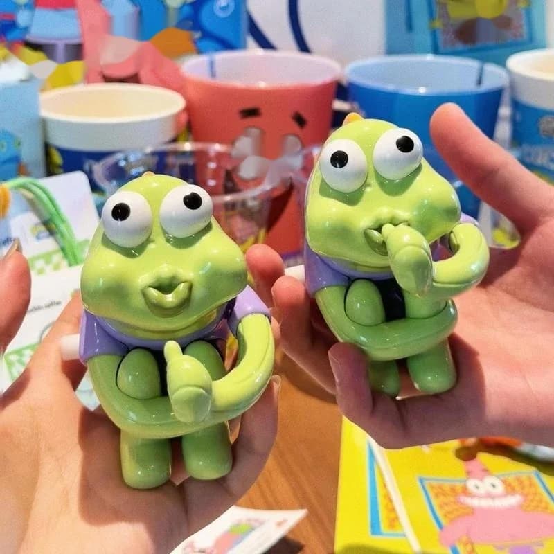 Prevendita Bikini Bottom Resident Ugly Fish Surroundings Smart Fish Clockwork Toy Ornaments Regali per bambini Giocattoli divertenti