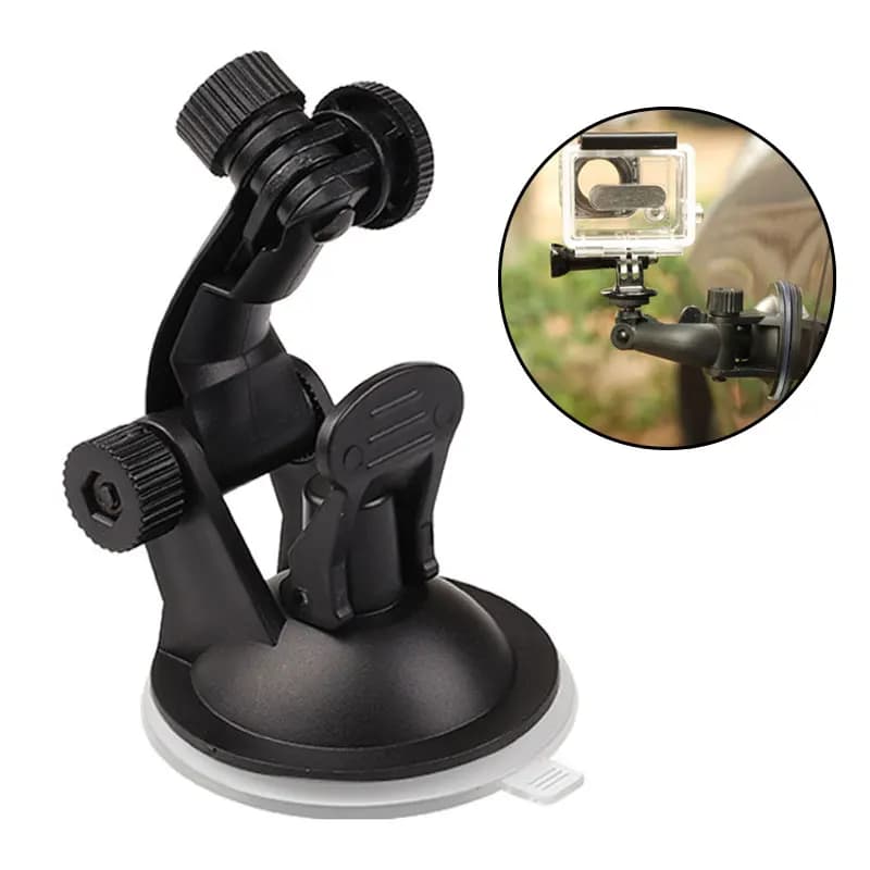 Car suction stand for Gopro Hero 11 10 9 8 7 5 Xiaomi Yi Action Camera support for windscreen automatic vacuum suction bracket Suporte