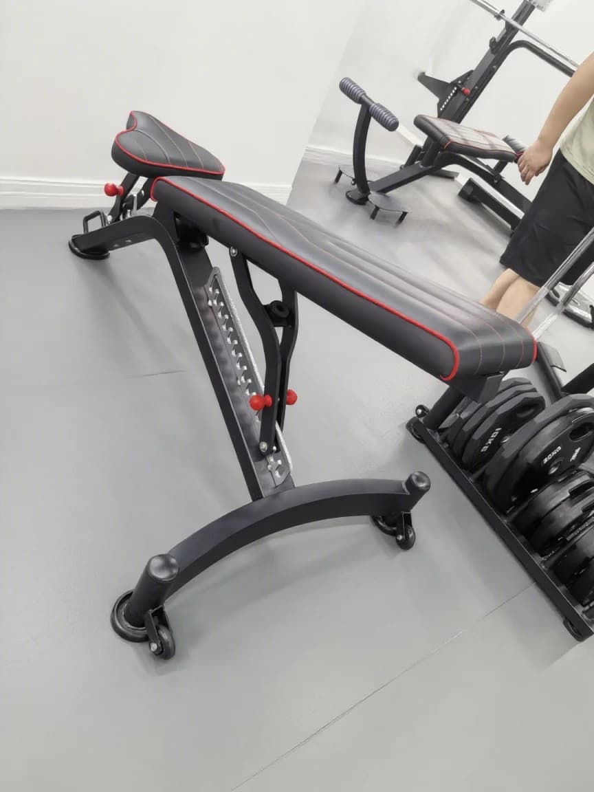 Commercial Workout Fitness Equipment Adjustable Gym Dumbbell Bench Shoulder Arms Back Muscle Exercise Adjustable Workout Bench