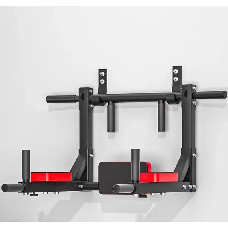 All-in-One Home Gym Wall-Mounted Chin up Pull Bar Stainless Steel for Bodybuilding Arm Triceps Chest Back Exercise
