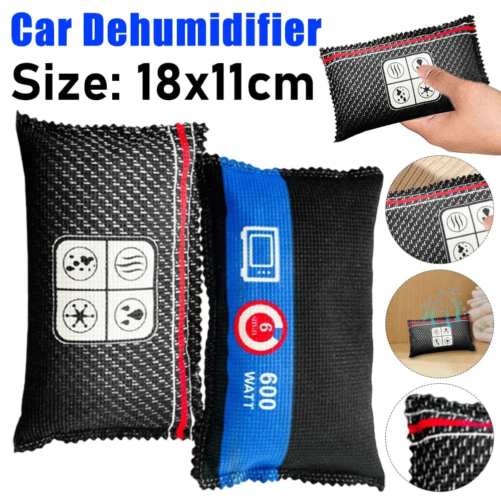 Deumidificatore per auto Grande borsa asciutta Borsa riutilizzabile che assorbe l'umidità Deumidificazione Assassino dell'umidità Assorbente per il guardaroba di casa