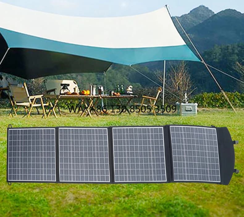 Pannello Solare Portatile Pieghevole da 100W per Ricarica Cellulari ed E-bike, per Ciclismo e Accumulo di Energia, Alimentazione Rapida