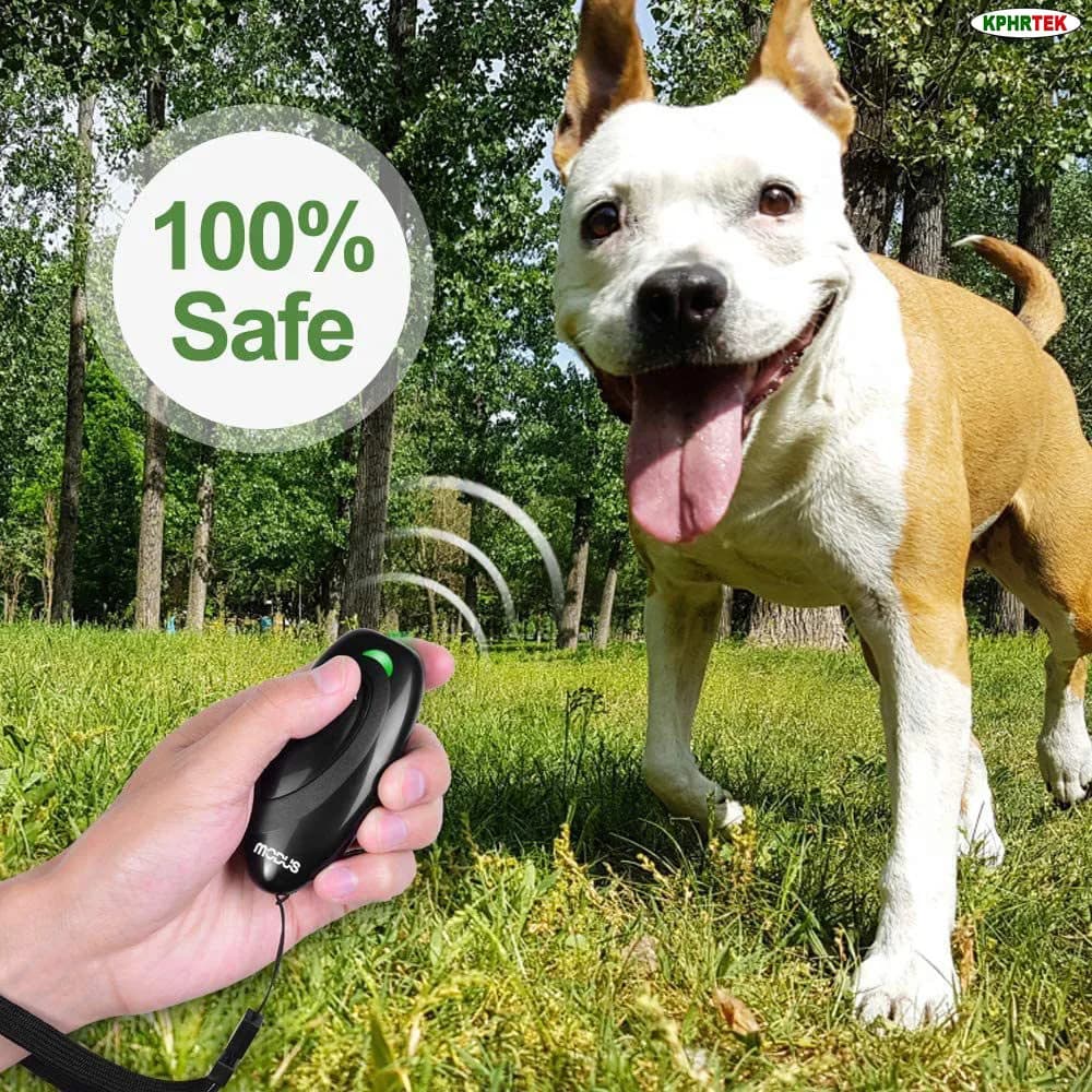 50 Pezzi M-230 Dispositivo Portatile a Ultrasuoni Antiabbaio per Cani – Addestratore Sicuro Antiabbaio per Abbaiare, Mordere e Saltare