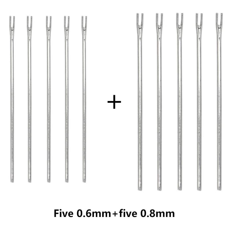 0.6mm 0.8mm Rerooting Needle Doll Hair Repaint Dolls Head Reborn Strumenti per radicare i capelli Parrucca per realizzare accessori