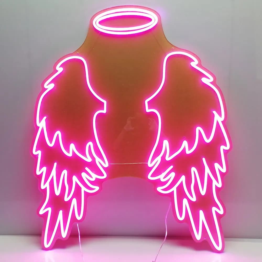 Happy Life LED Neon Light Sign Anime Wall Decorative Multi-Purpose Birthday Store Name Design Portable Artwork