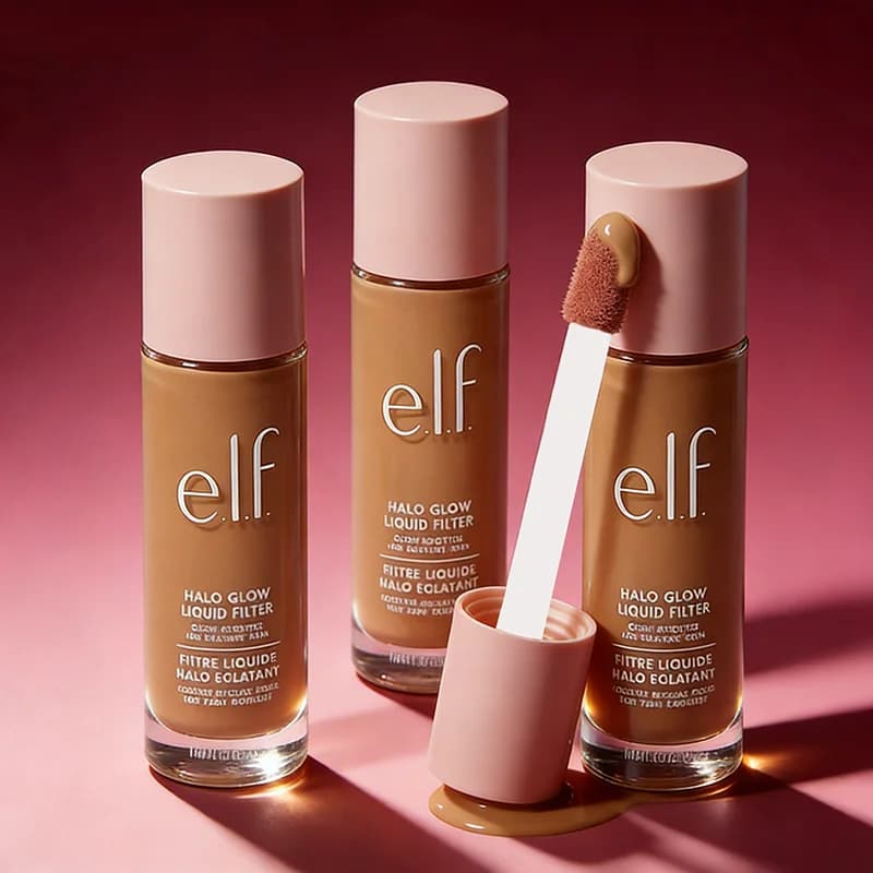 Elf Pre Makeup Gel Fondotinta Liquido Idratante Lunga Durata Lucidalabbra Cosmetici Viso Naturale Illuminante Base Trucco