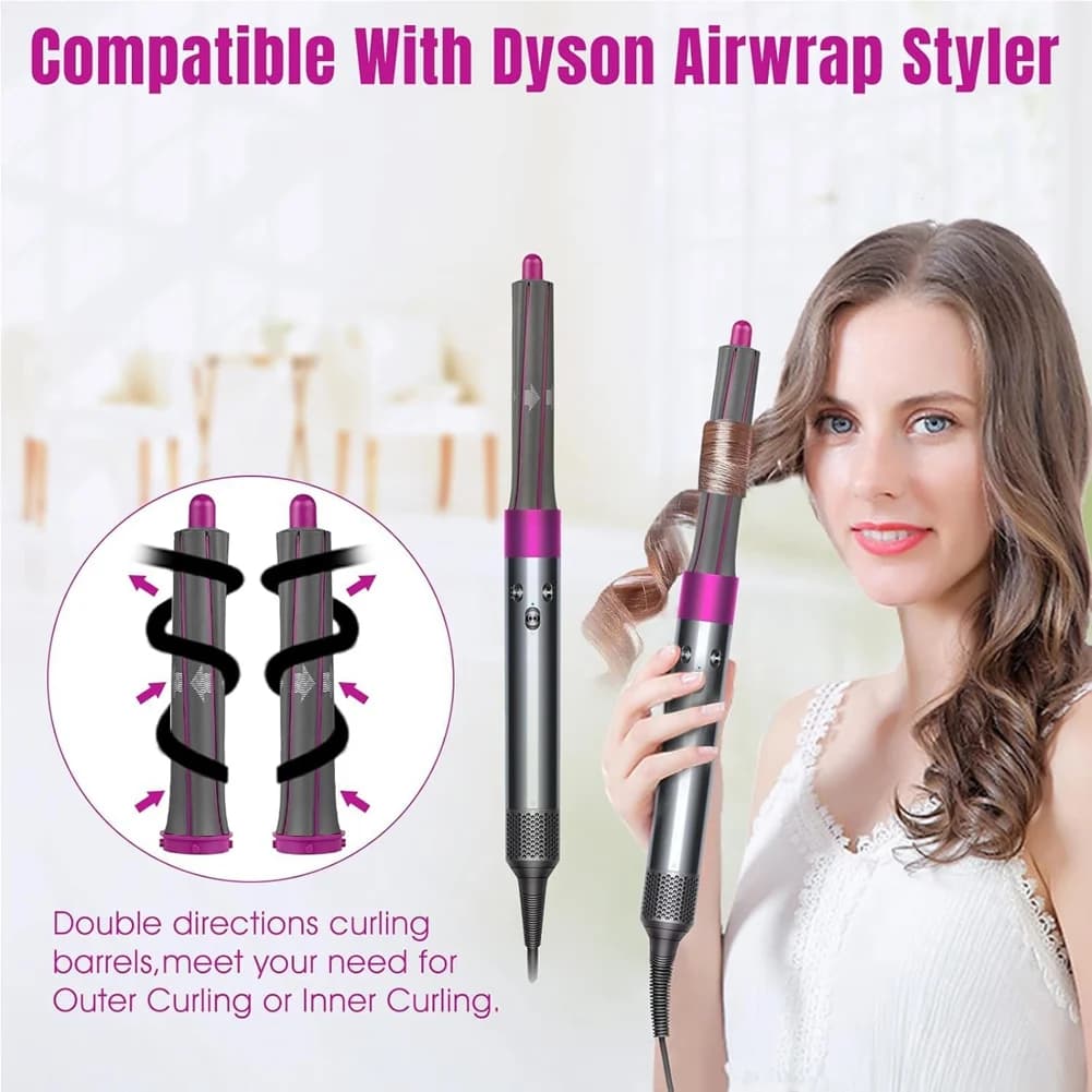 A66Z Accessories for Hair Spare Parts - Cylinders for Hair Clips and Brushes for Hair Dryer Dyson Supersonic (5 in 1)