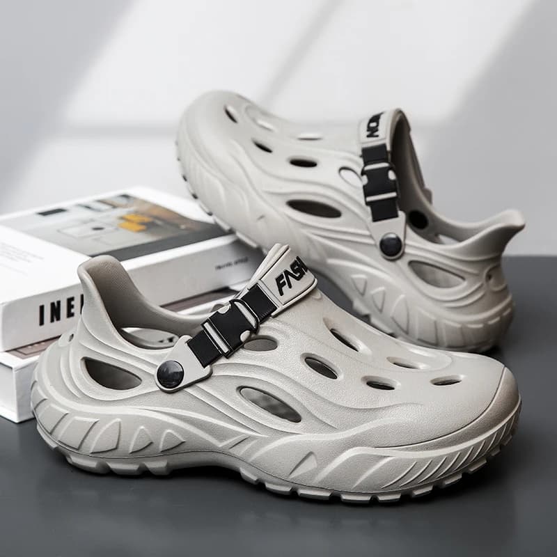 Nuovi Sandali Sportivi da Uomo per Esterni, Ciabatte da Spiaggia Traspiranti, Zoccoli Casual da Giardino, Scarpe Antiscivolo da Uomo per Escursionismo
