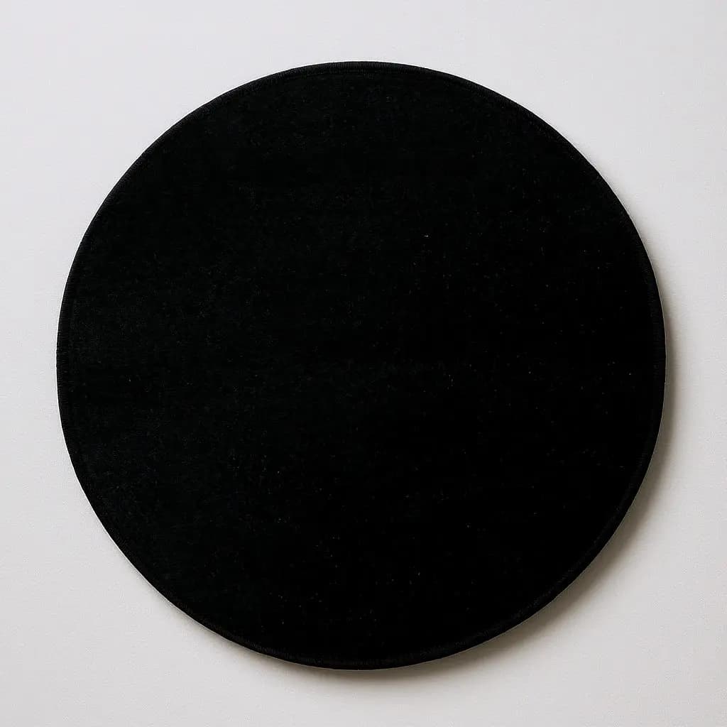 Pad Fonoassorbente per Batteria in Tessuto e Gomma, Tappetino Antirumore per Tamburo, Facile da Installare, Accessorio per Pratica, Pad per Pratica di Batteria