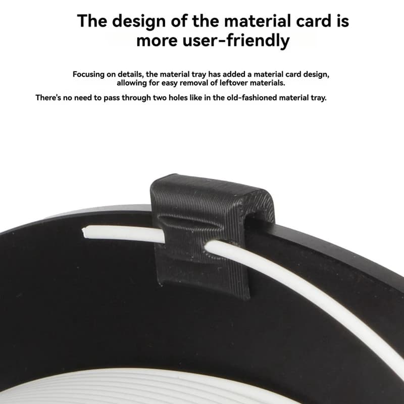 3D Printer Removable Consumption Material Tray Reusable Support for Consumption Disc for PLA TPU Filament Coil