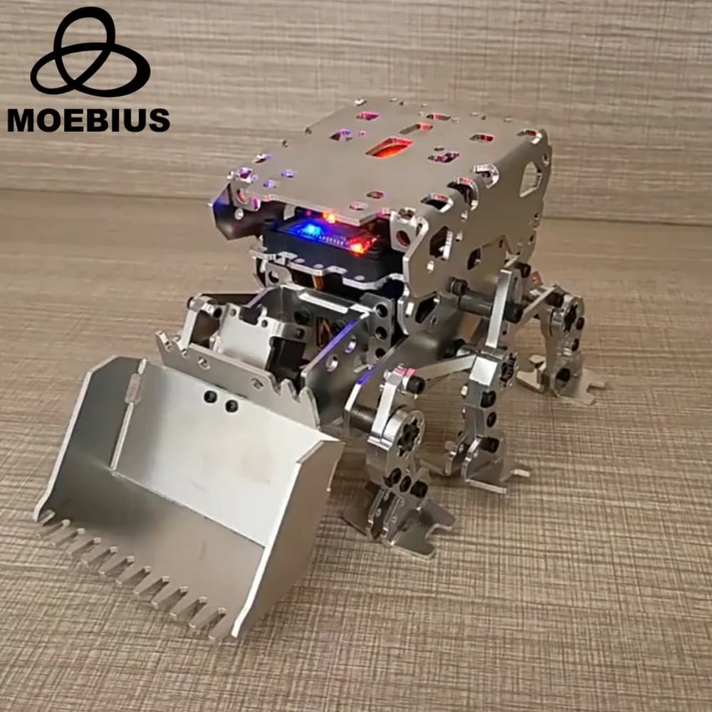 6 DOF Metallo Arduino Hexapod Spider Robot Robot fai da te Kit Creatore Programmazione Robot Sviluppo Parti giocattolo RC