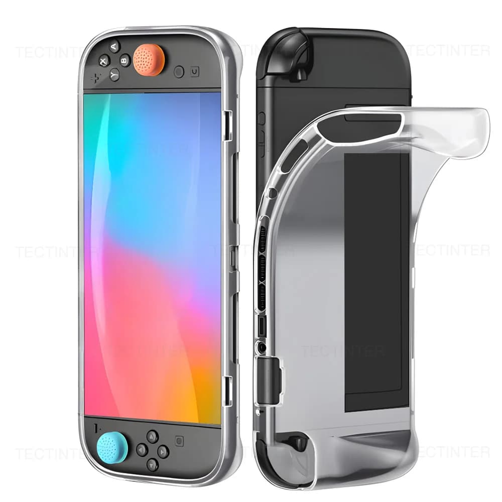 Transparent Soft TPU Protective Case for Nintendo Switch 2 Console Anti-Scratch Cover Shell Protector for Switch 2 Accessories