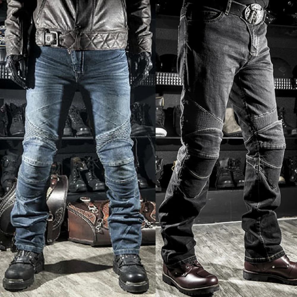 Motocicletta da turismo MotoJeans Ginocchiere protettive per esterni da uomo Pantaloni da corsa per motocross Pantaloni da ciclismo per moto da uomo
