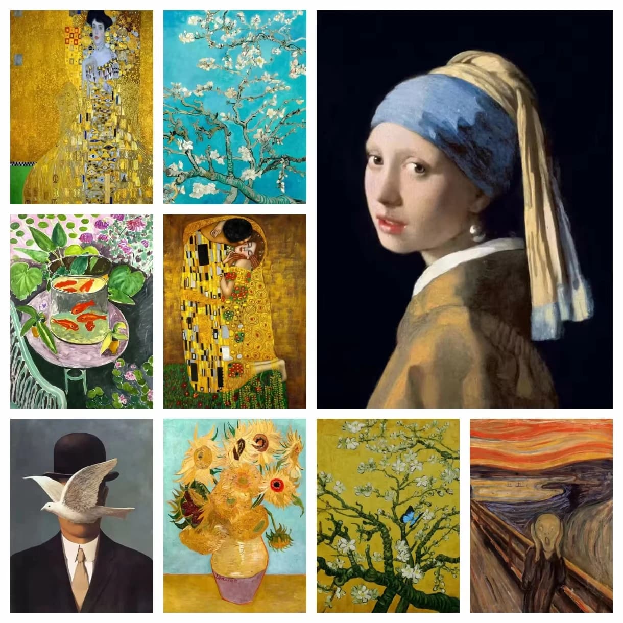 Salvador Dali,Van Gogh,Gustav Klimt Diamond Painting Famous Artist Kits Full Drills Mosaic Cross Stitch Embroidery Home Decor