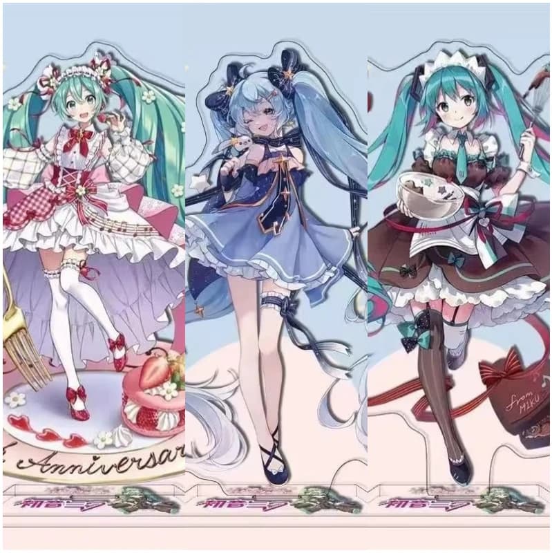 Cute Hatsune Miku Figure Anime 10cm Miku Sama Statue Desk Decor Kawaii Anime Figure Gift for Girlfriend Best Friend Anime
