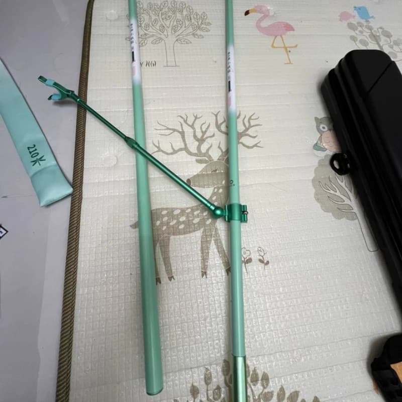 Guadino pieghevole per pesci di grandi dimensioni in fibra di carbonio, rete telescopica per canna da pesca, set di raccogli pesci leggeri, kit completo di reti da pesca