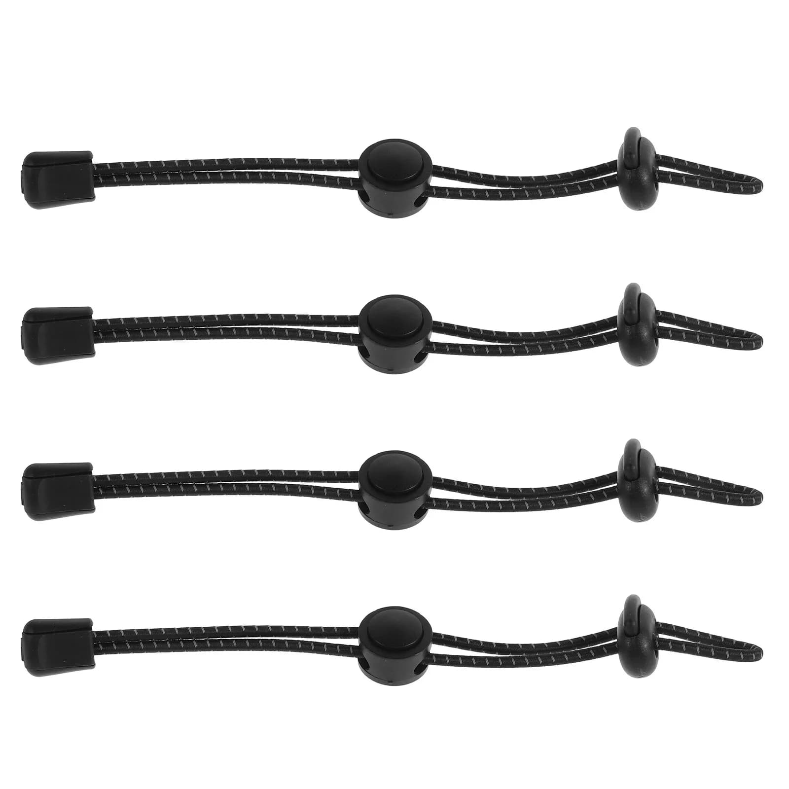 Set di 4 Cinghie Elastiche Regolabili per Zaino da Escursionismo, Supporto per Bastoncini da Trekking, Attrezzatura per Montagna e Outdoor